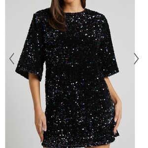 NWT sequin mini dress